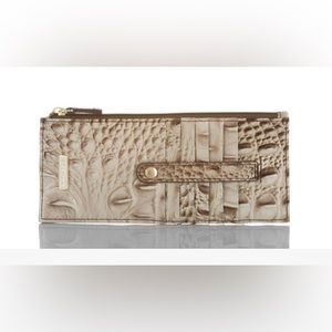 Brahmin Credit Card Wallet Latte Melbourne